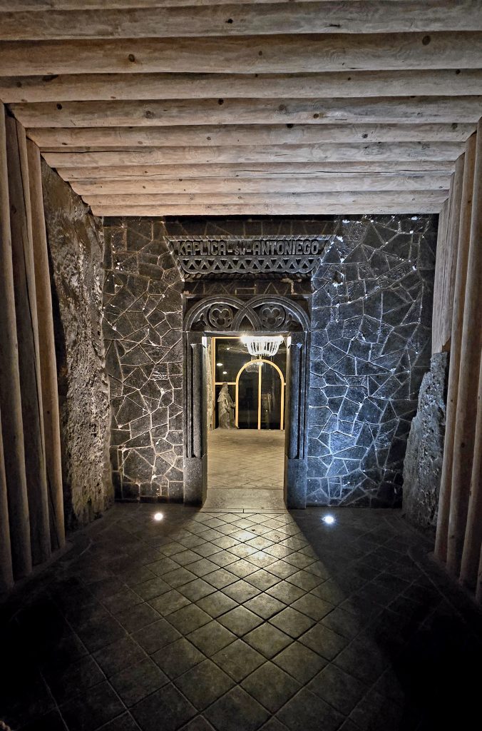 Interior de Las Minas de la Sal en Cracovia