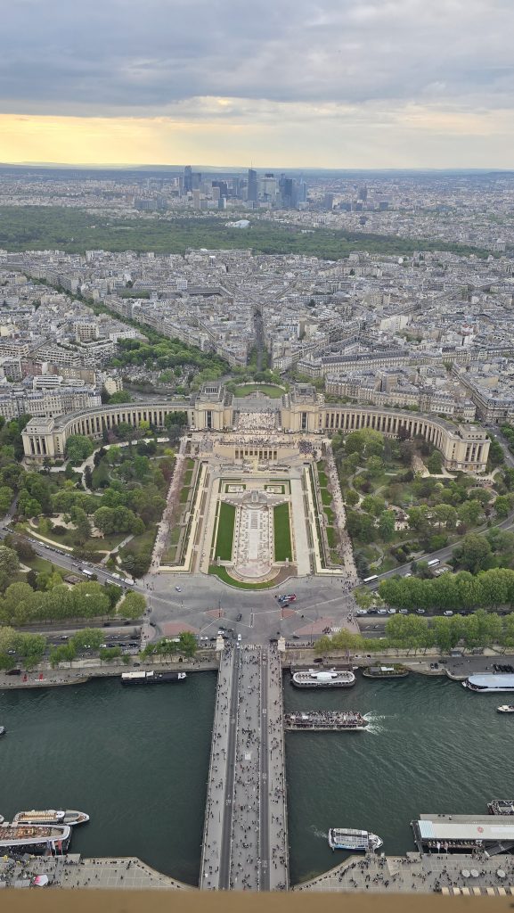 Foto desde la Cupula de la Torre Eiffel Paris
