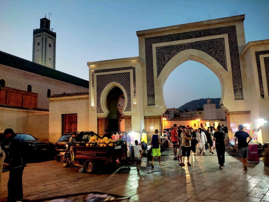 Puerta de La Medina en Fez Marruecos