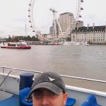 Ojo de Londres visto desde el Rio Tamesis en Londres