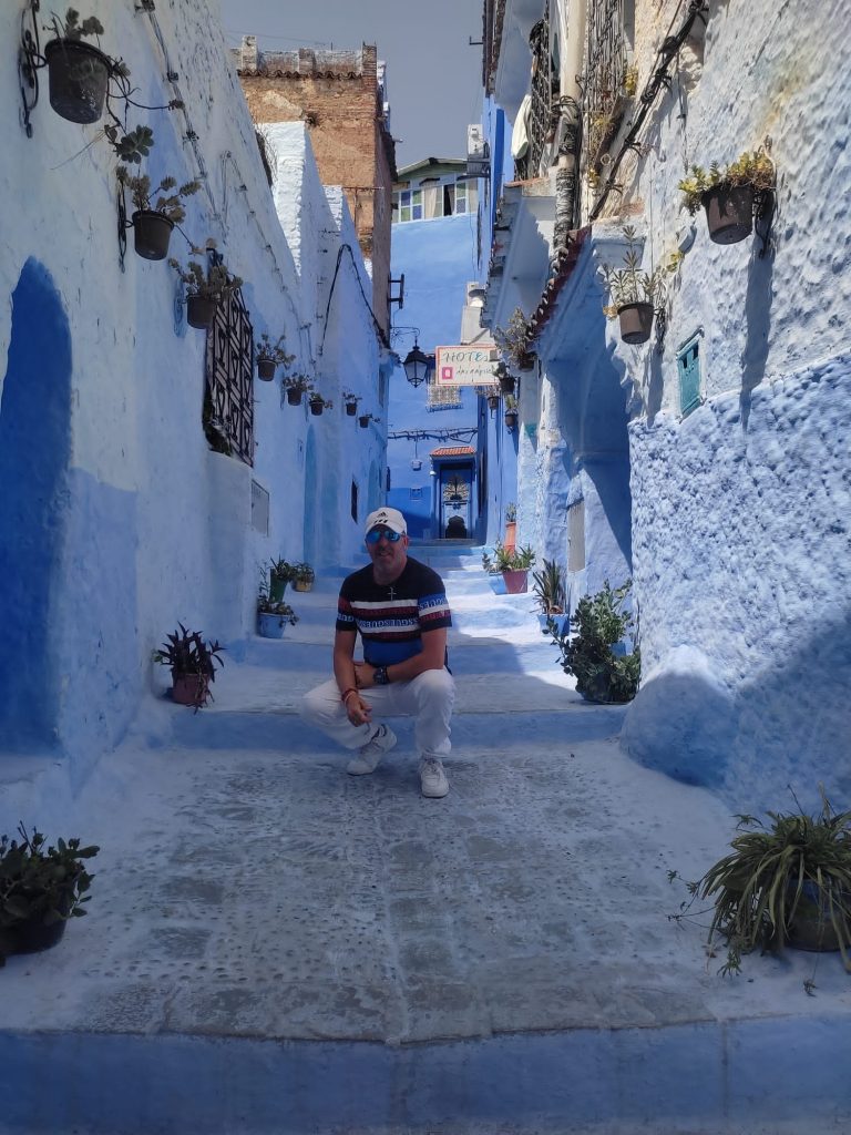 Ciudad azul Chefchaouen Marruecos