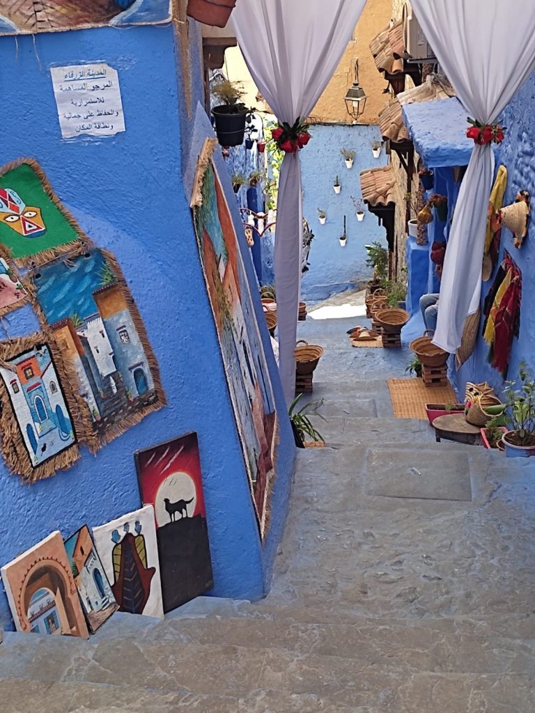 Ciudad azul Chefchaouen Marruecos