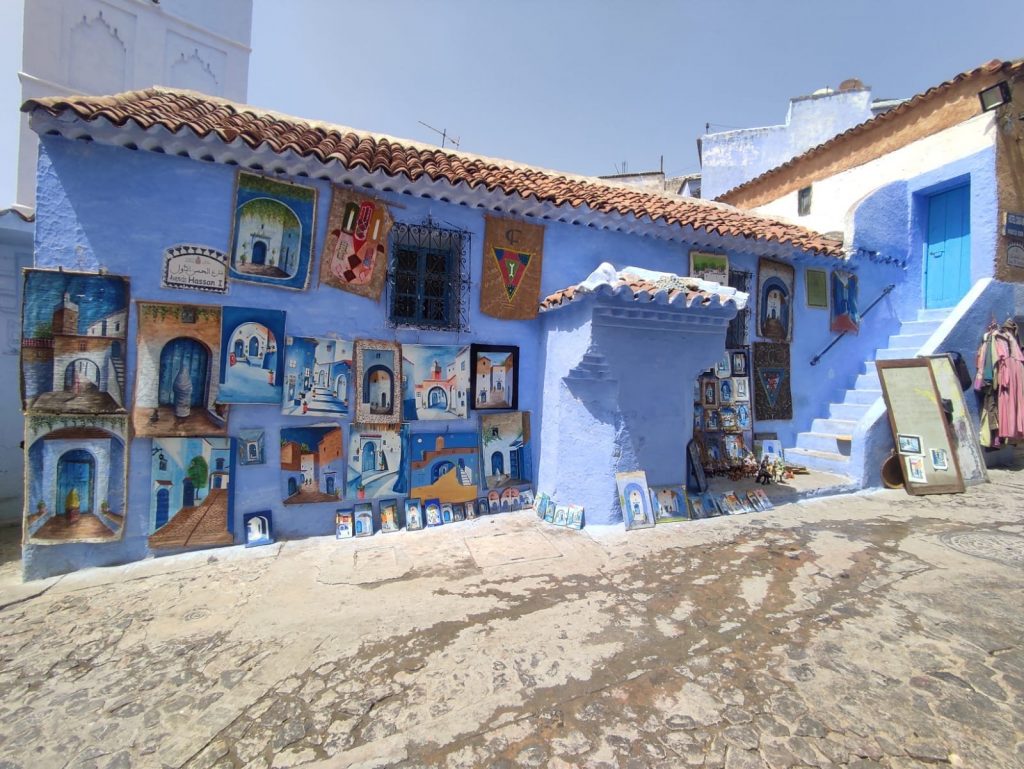 Ciudad azul Chefchaouen Marruecos