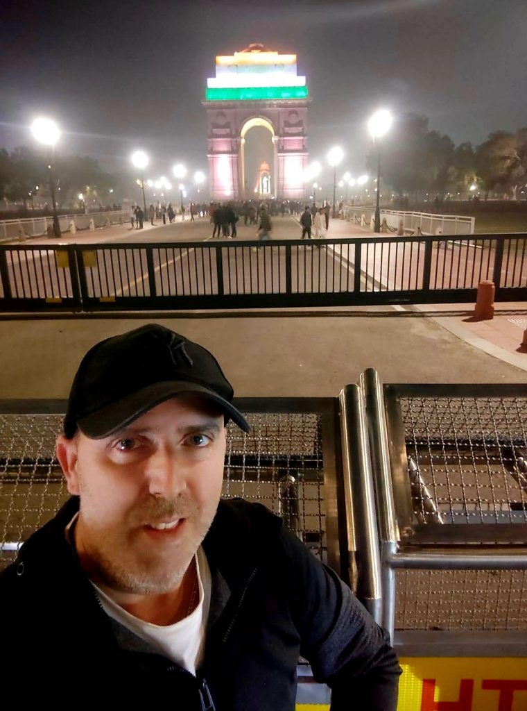 Puerta de la India de Noche