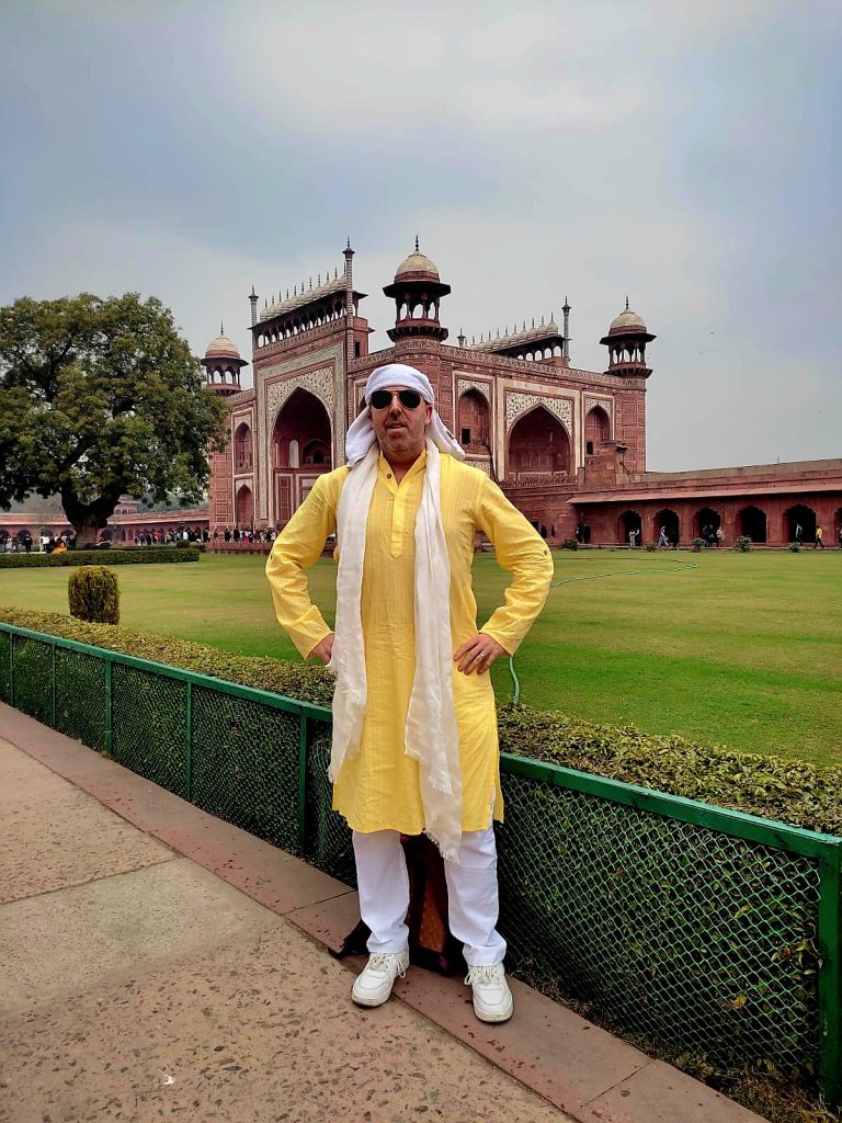 Jardines Taj Mahal Agra India