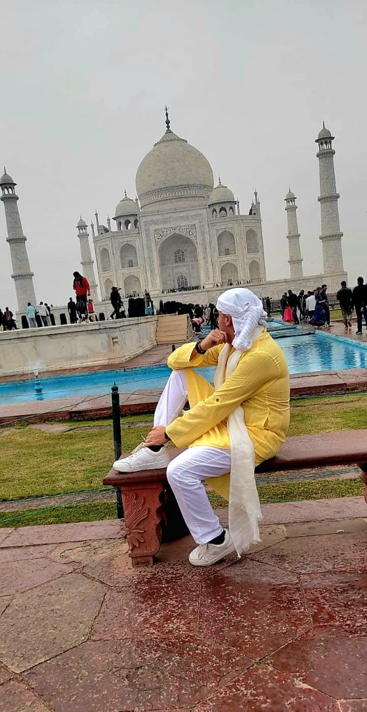 Jardines Taj Mahal Agra India