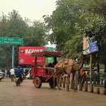 Exterior Taj Mahal en India