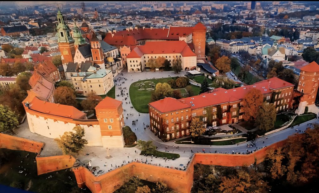 Visual al completo de la Fortaleza Wawel en Cracovia