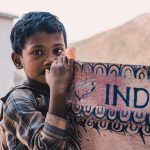 Niño Indio en India