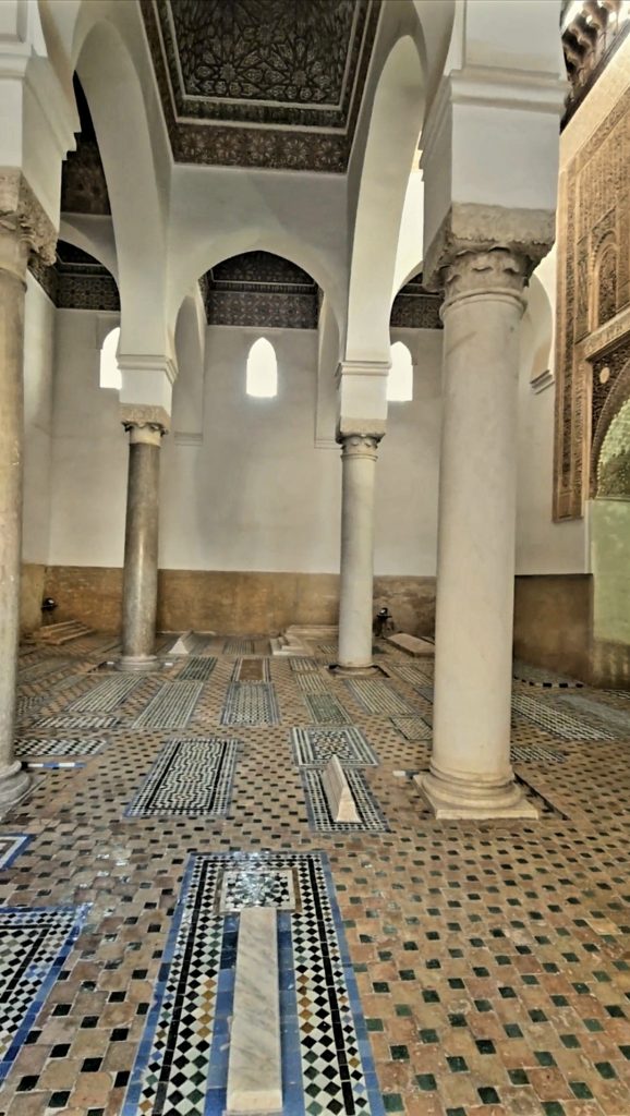 tumbas saadíes de Marrakech